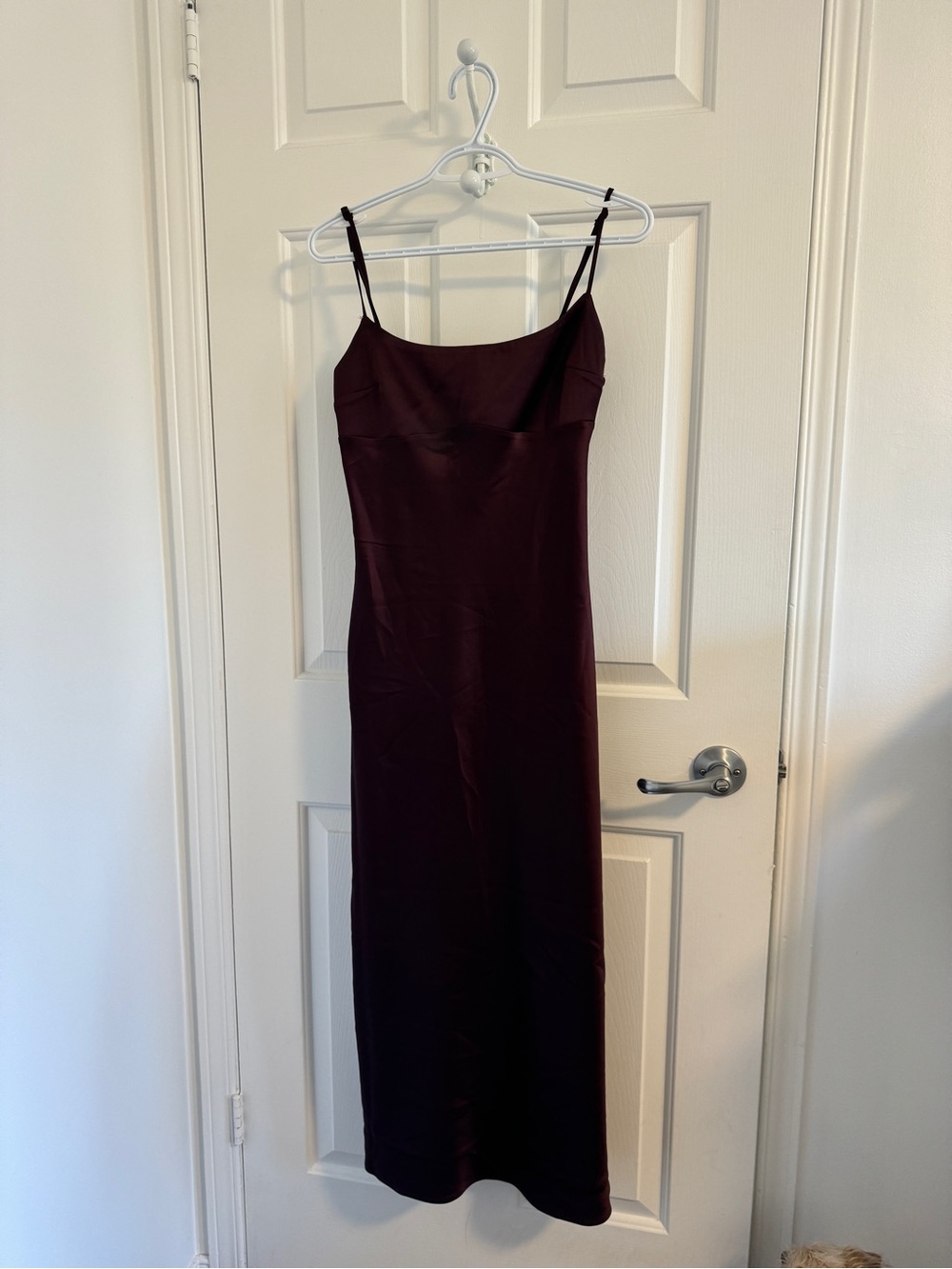 Dynamite Burgundy Maxi Slip Dress